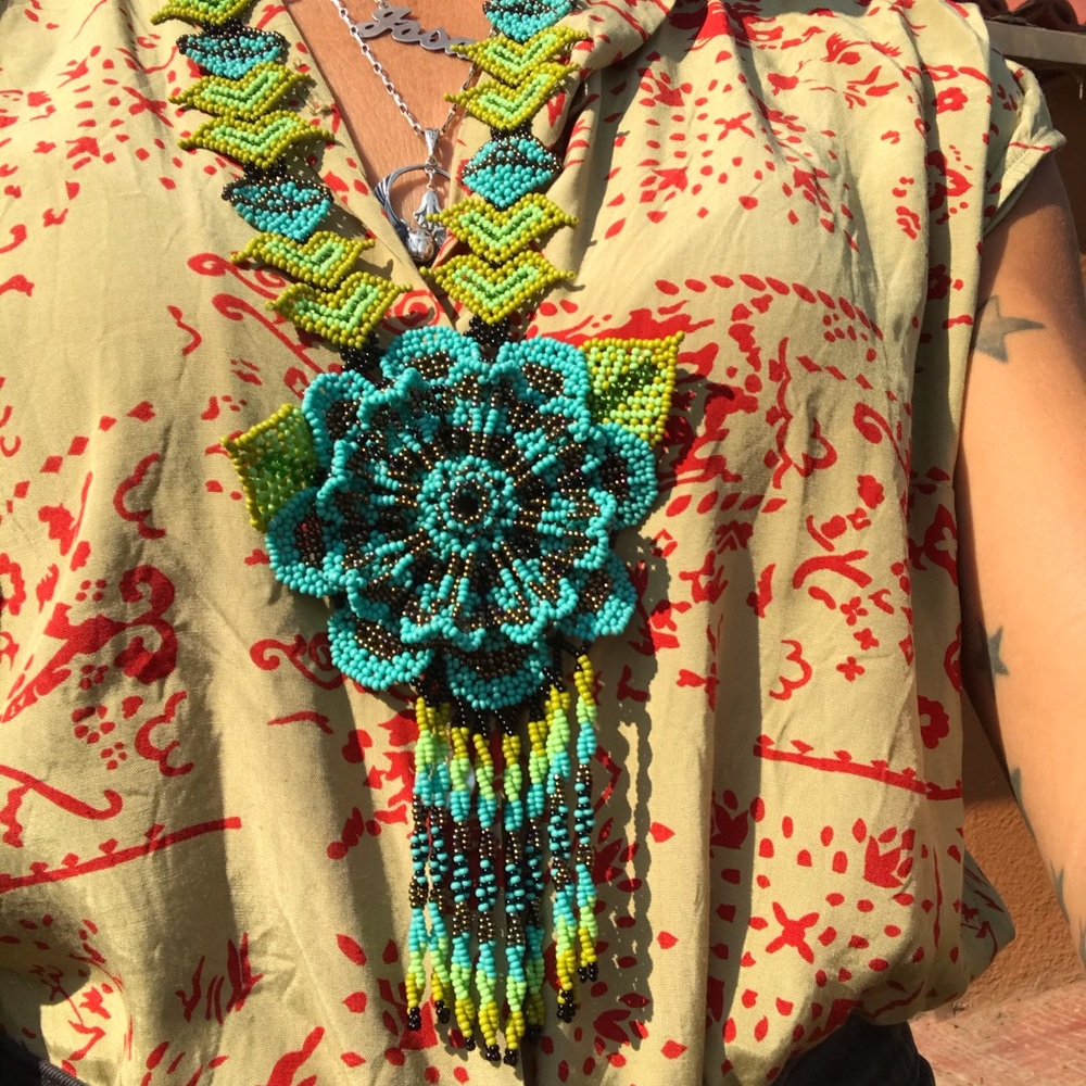 Mexican beaded necklace